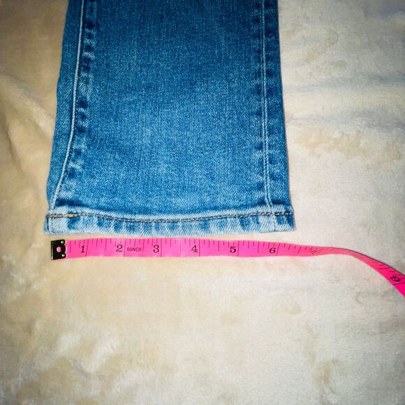 Uniqlo Jeans Mens 29x32 Fits 30x31 Redline Selvedge Whiskering Faded  Blue Denim - Picture 12 of 16